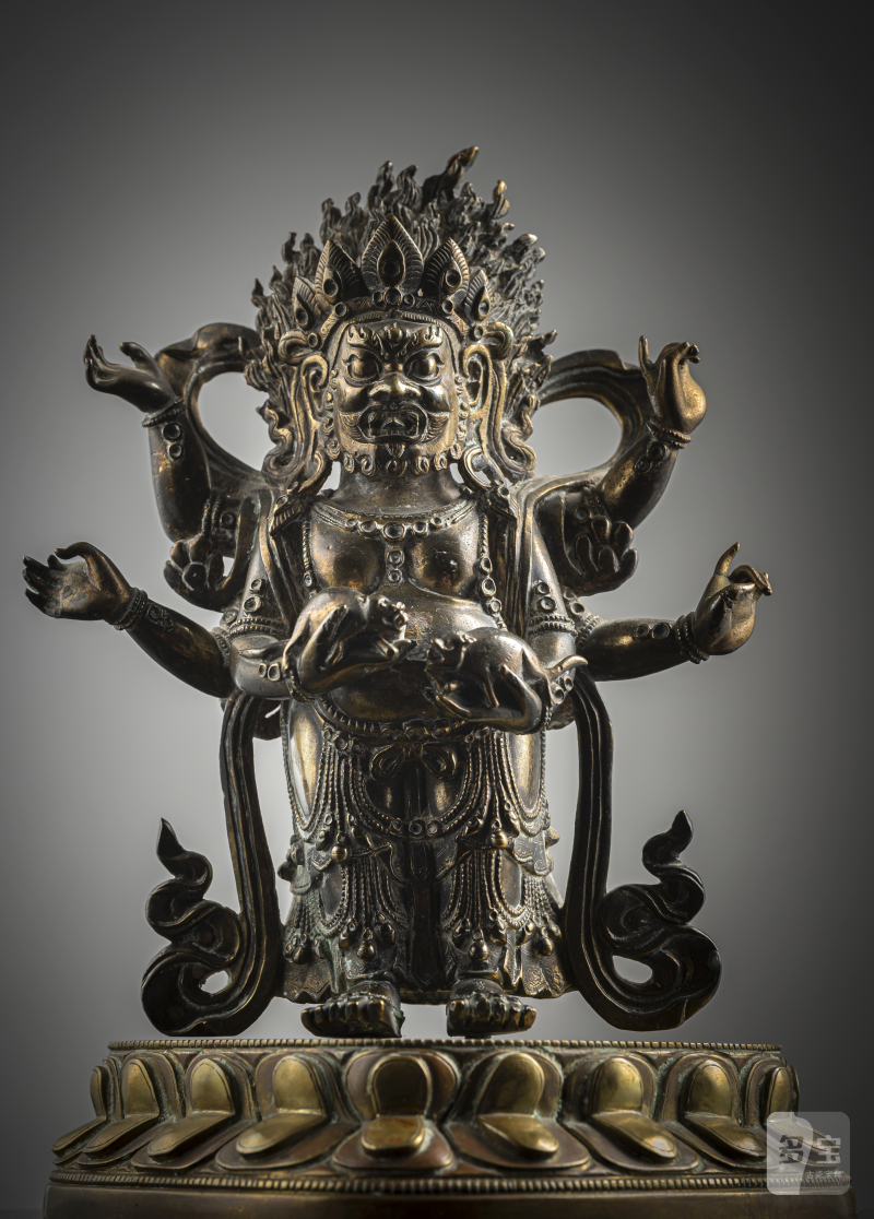 A BRONZE TANTRIC DIVINITY - 图3